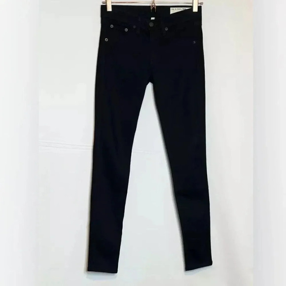 Rag & Bone | Skinny Legging Jeans Pants Denim Dark Blue Midnight EUC - Picture 3 of 10